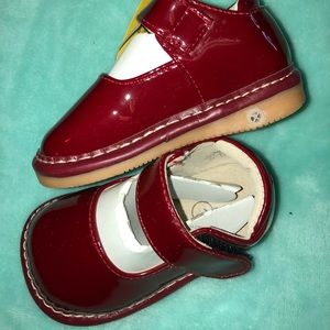 Adorable NEW squeaky Red Mary Janes-SOLD
